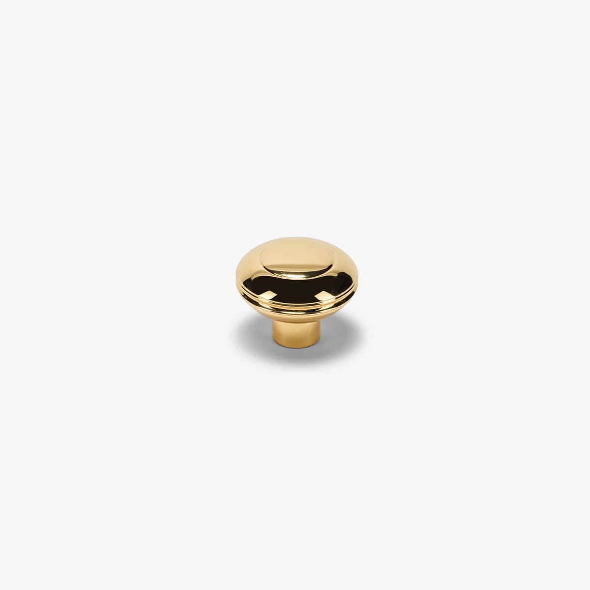 Crewe Knob - Polished Brass