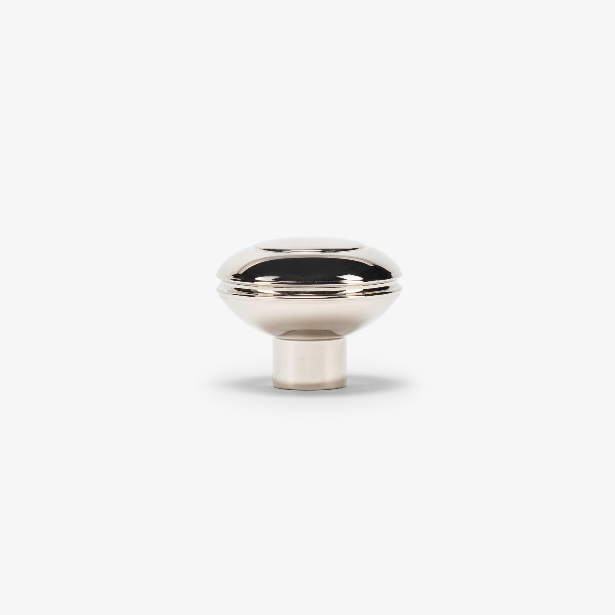 Crewe Knob - Polished Nickel#Size_1.25"