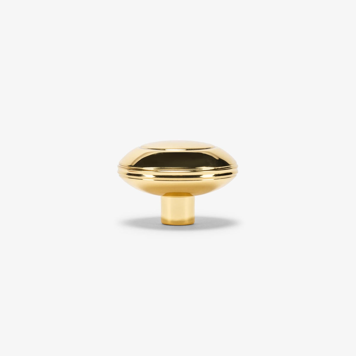 Crewe Knob - Polished Brass
