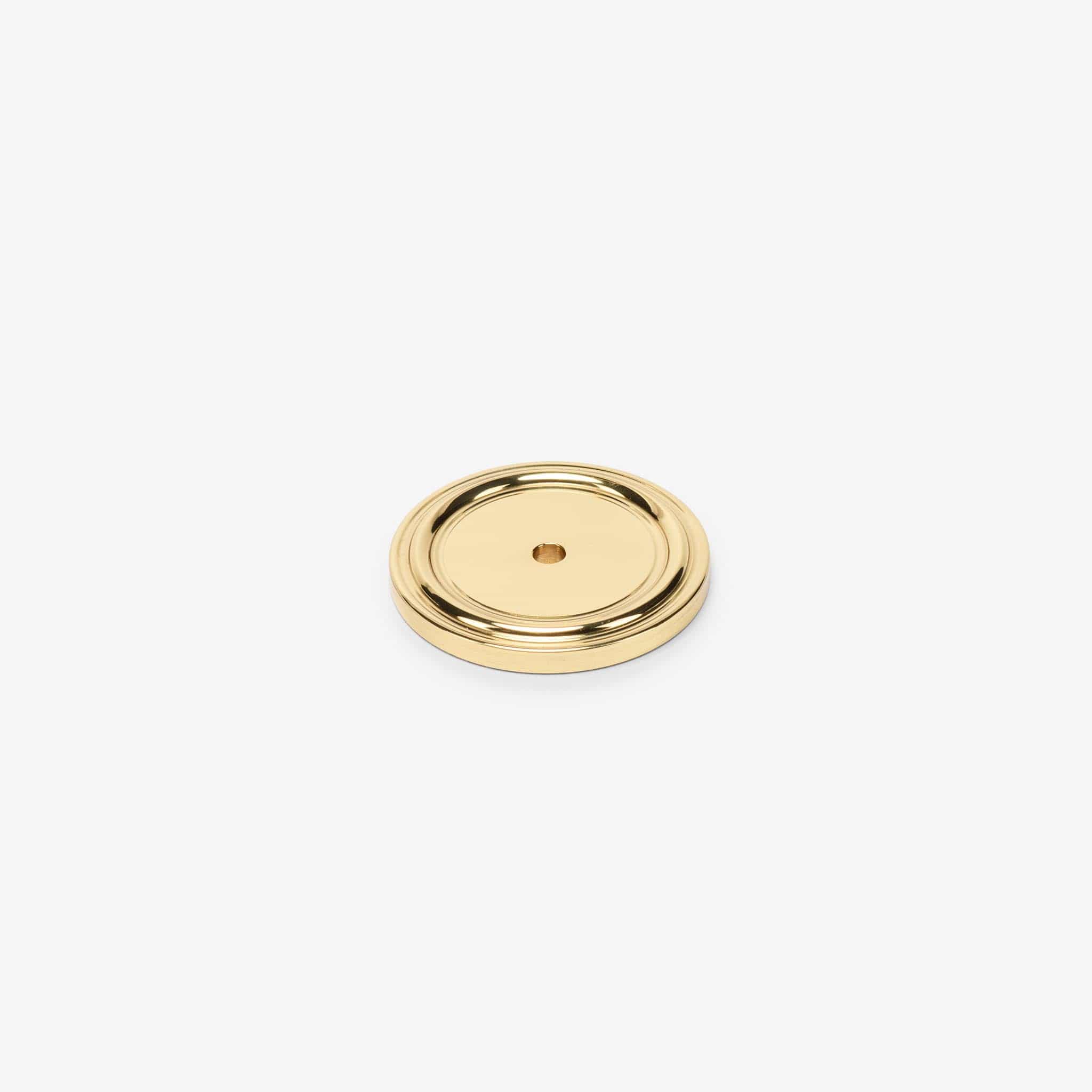 Roanoke Backplate - Polished Brass#Size_2.25"