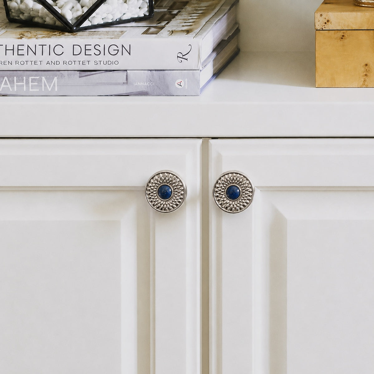 Oliver Custom Knob - Polished Nickel