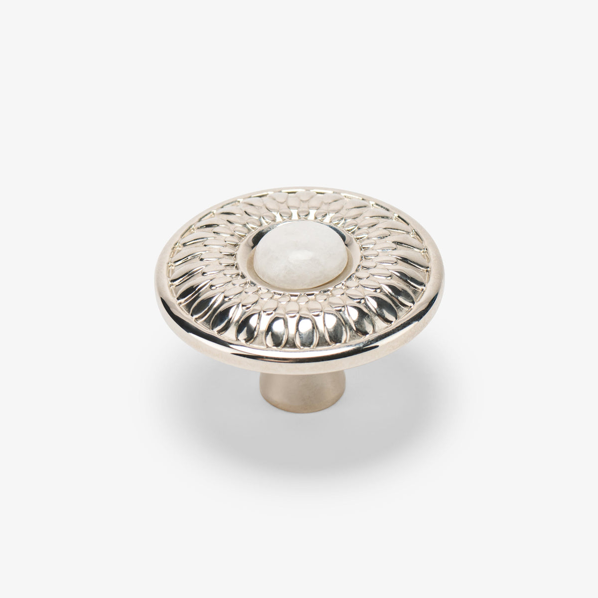 Oliver Custom Knob - Polished Nickel