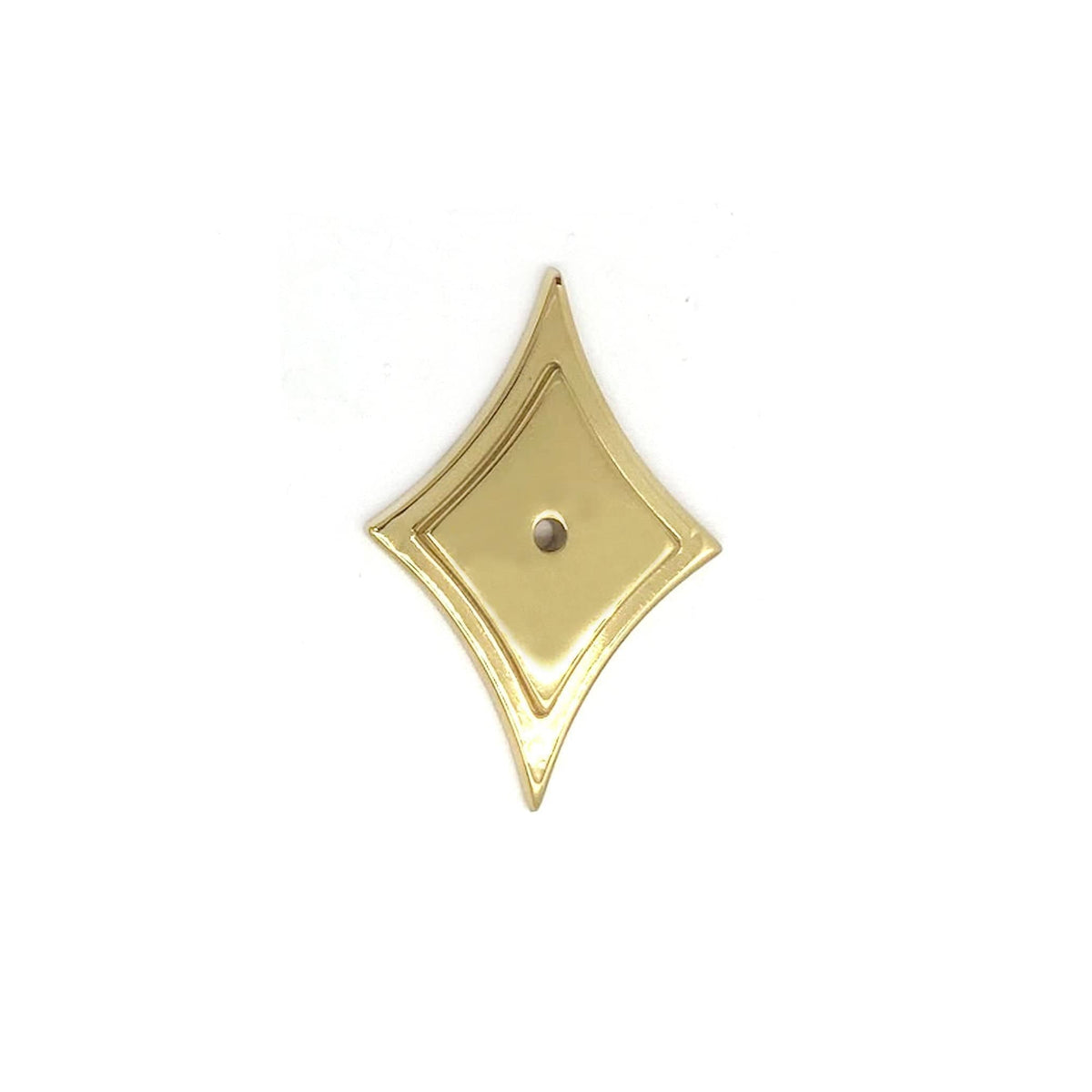 Asteroid Backplate - Polished Brass