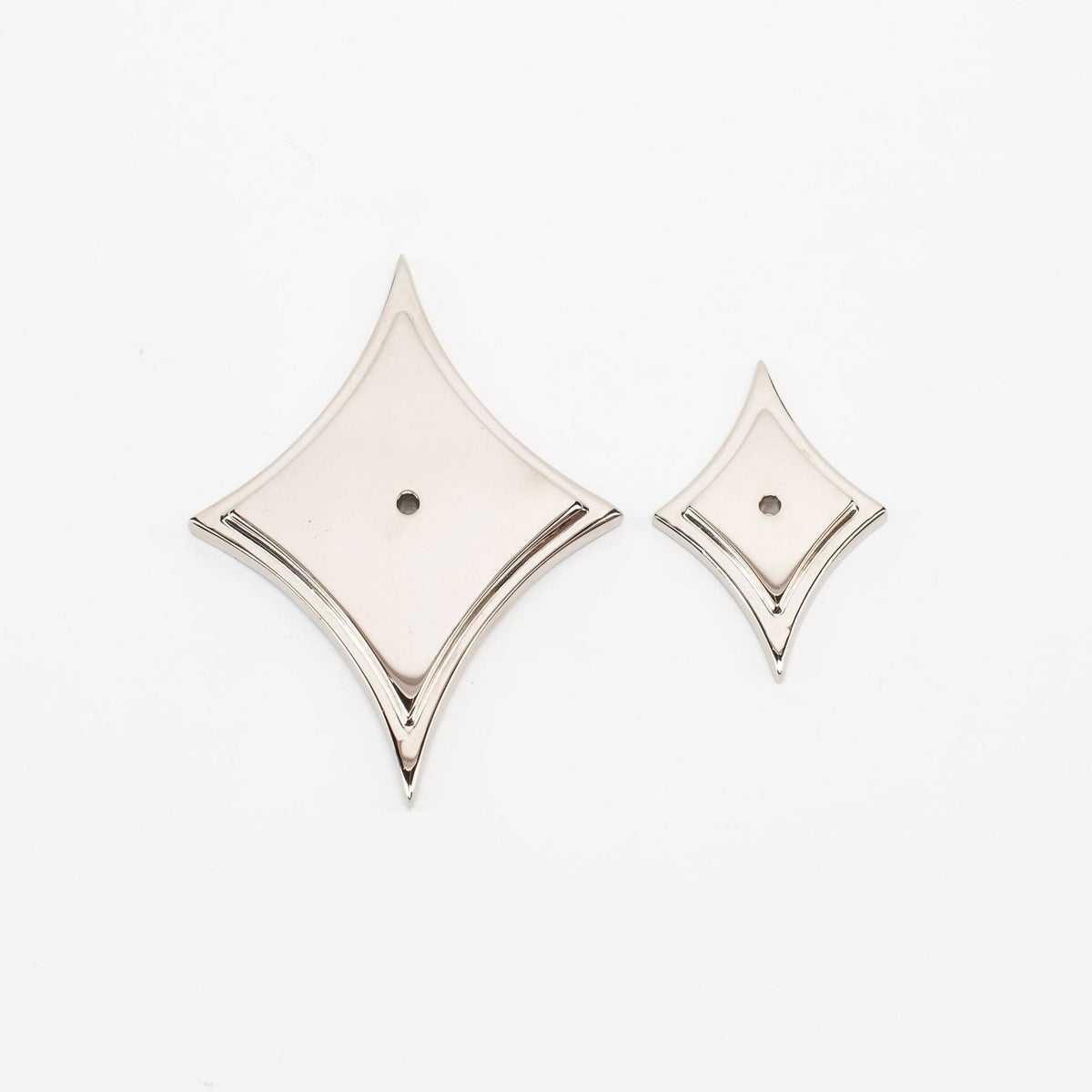 Asteroid Backplate - Polished Nickel