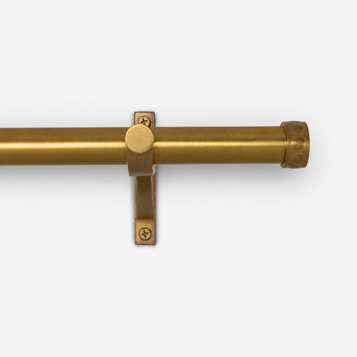 Vera Beaded End Cap Set - Burnished Brass