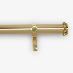 Deeda End Cap Set - Polished Brass#Size_1.25"