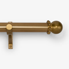 Paloma Finial Set – Burnished Brass#Size_1.75"#Fits Rod Diameter_1.25"