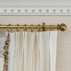 Paloma Finial Set – Burnished Brass#Size_2"#Fits Rod Diameter_1"