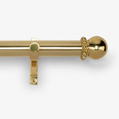 Paloma Finial Set – Polished Brass#Size_1.75"#Fits Rod Diameter_1.25"