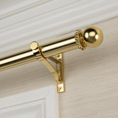 Paloma Finial Set – Polished Brass#Size_1.75"#Fits Rod Diameter_1.25"