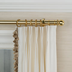 Paloma Finial Set – Polished Brass#Size_2"#Fits Rod Diameter_1"