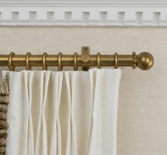 Paloma Finial Set – Burnished Brass#Size_2"#Fits Rod Diameter_1.25"