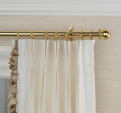Paloma Finial Set – Polished Brass#Size_1.75"#Fits Rod Diameter_1"