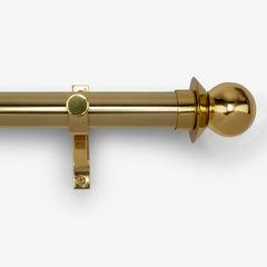Blair Finial Set – Polished Brass#Size_1.75"#Fits Rod Diameter_1.25"