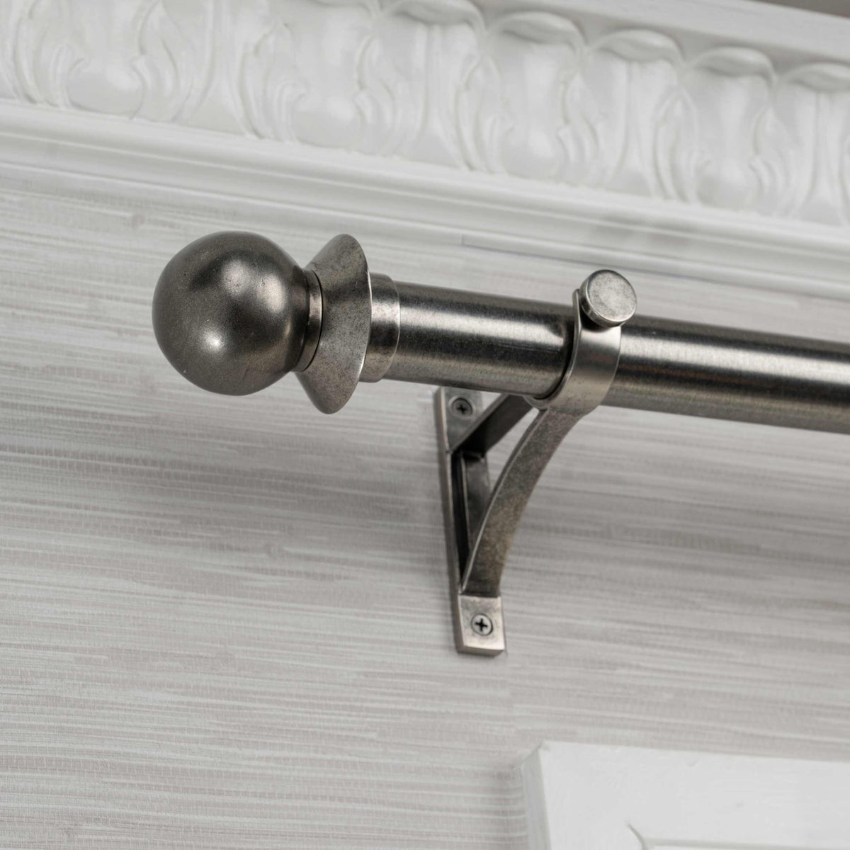 Blair Finial Set – Antique Nickel