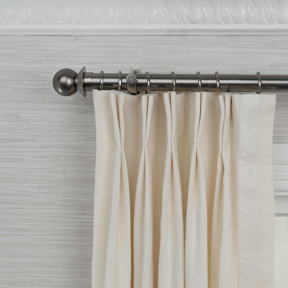 Blair Finial Set – Antique Nickel