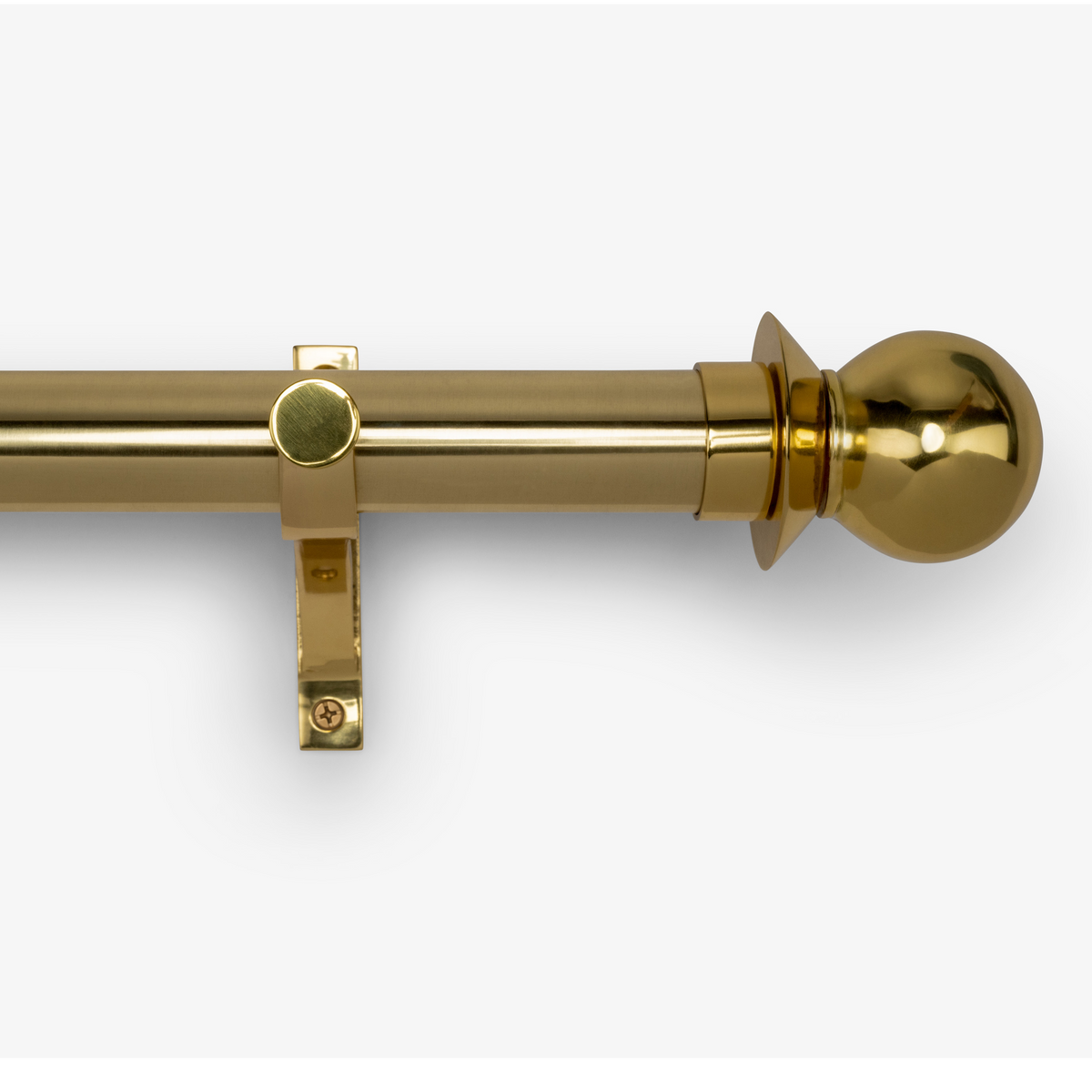 Blair Finial Set – Polished Brass
