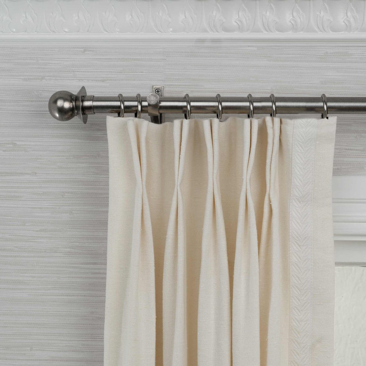 Blair Finial Set – Antique Nickel