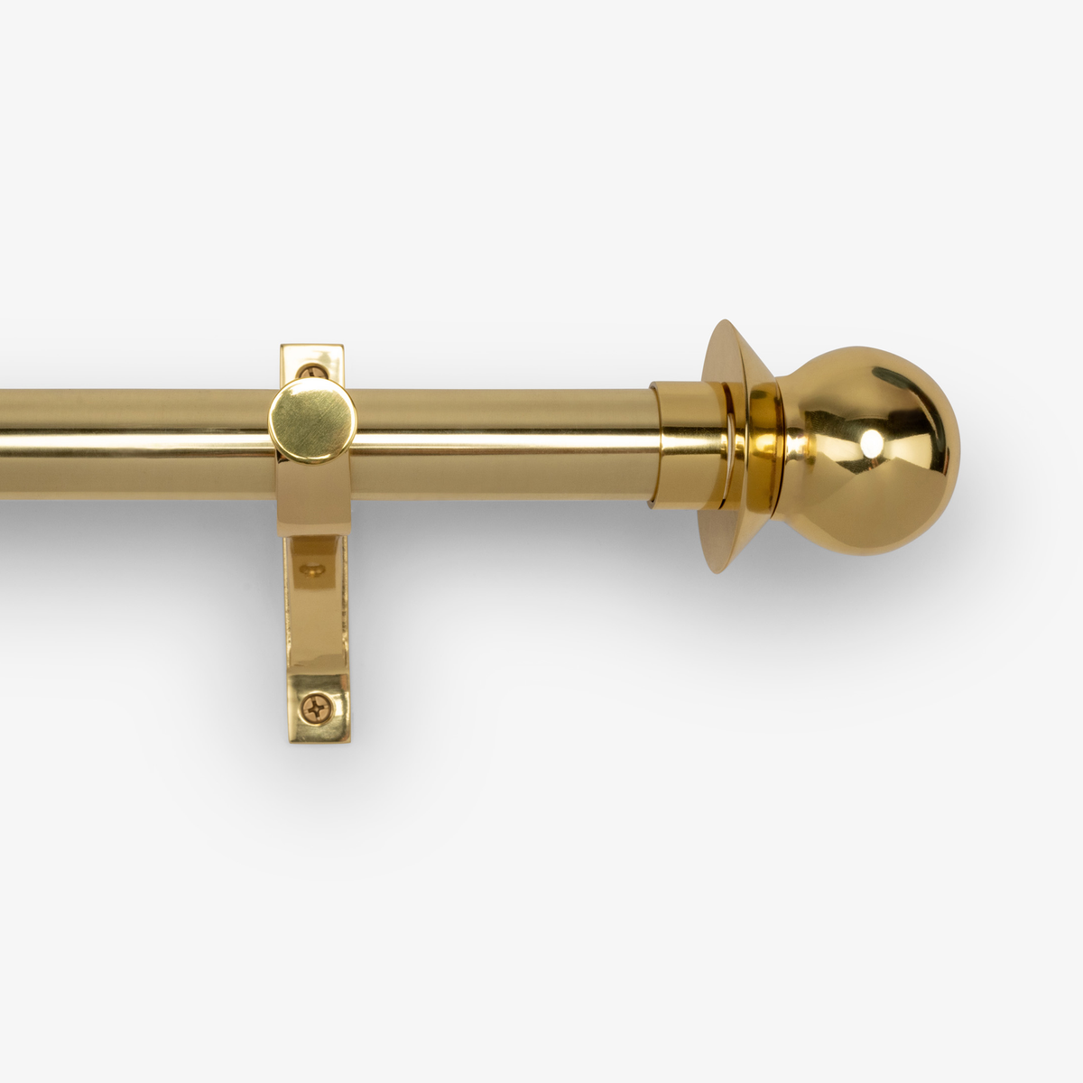 Blair Finial Set – Polished Brass