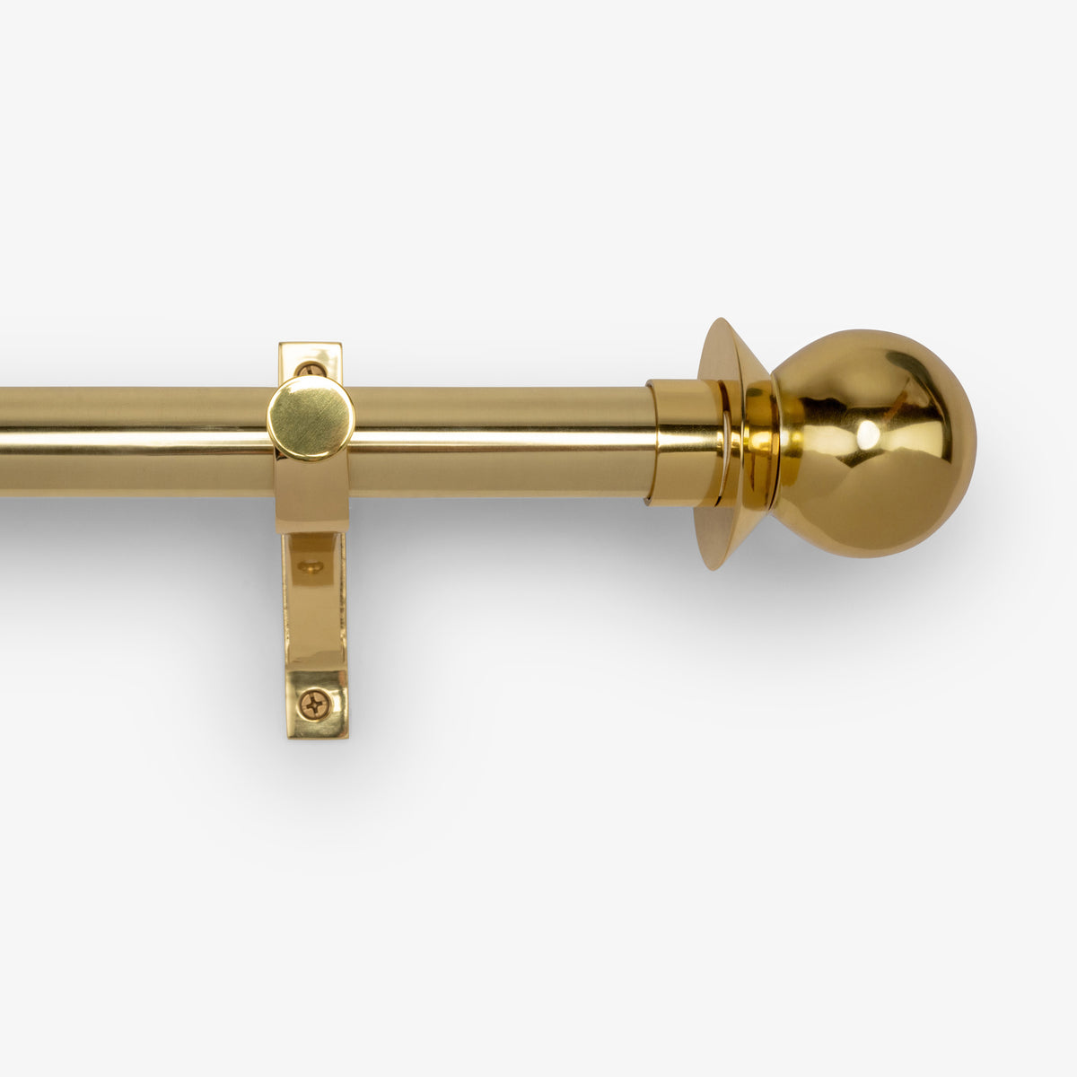 Blair Finial Set – Polished Brass