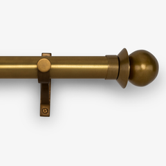 Dorothy Finial Set – Burnished Brass#Size_2"#Fits Rod Diameter_1.25"