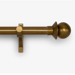 Dorothy Finial Set – Burnished Brass#Size_2"#Fits Rod Diameter_1"