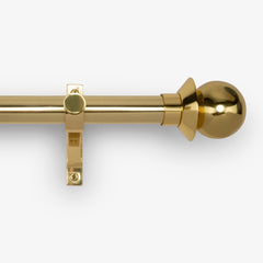 Dorothy Finial Set – Polished Brass#Size_2"#Fits Rod Diameter_1"