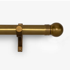 Allegra Finial Set – Burnished Brass#Size_1.75"#Fits Rod Diameter_1.25"