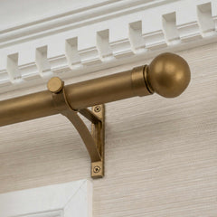 Allegra Finial Set – Burnished Brass#Size_2"#Fits Rod Diameter_1.25"