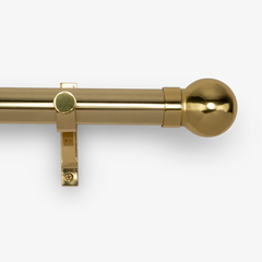 Allegra Finial Set – Polished Brass#Size_2"#Fits Rod Diameter_1.25"