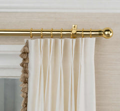 Allegra Finial Set – Polished Brass#Size_2"#Fits Rod Diameter_1.25"