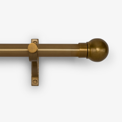 Allegra Finial Set – Burnished Brass#Size_1.75"#Fits Rod Diameter_1"