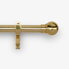 Allegra Finial Set – Polished Brass#Size_1.75"#Fits Rod Diameter_1"