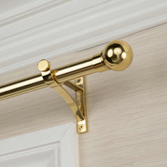 Allegra Finial Set – Polished Brass#Size_1.75"#Fits Rod Diameter_1"