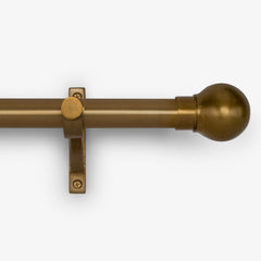Allegra Finial Set – Burnished Brass#Size_2"#Fits Rod Diameter_1"