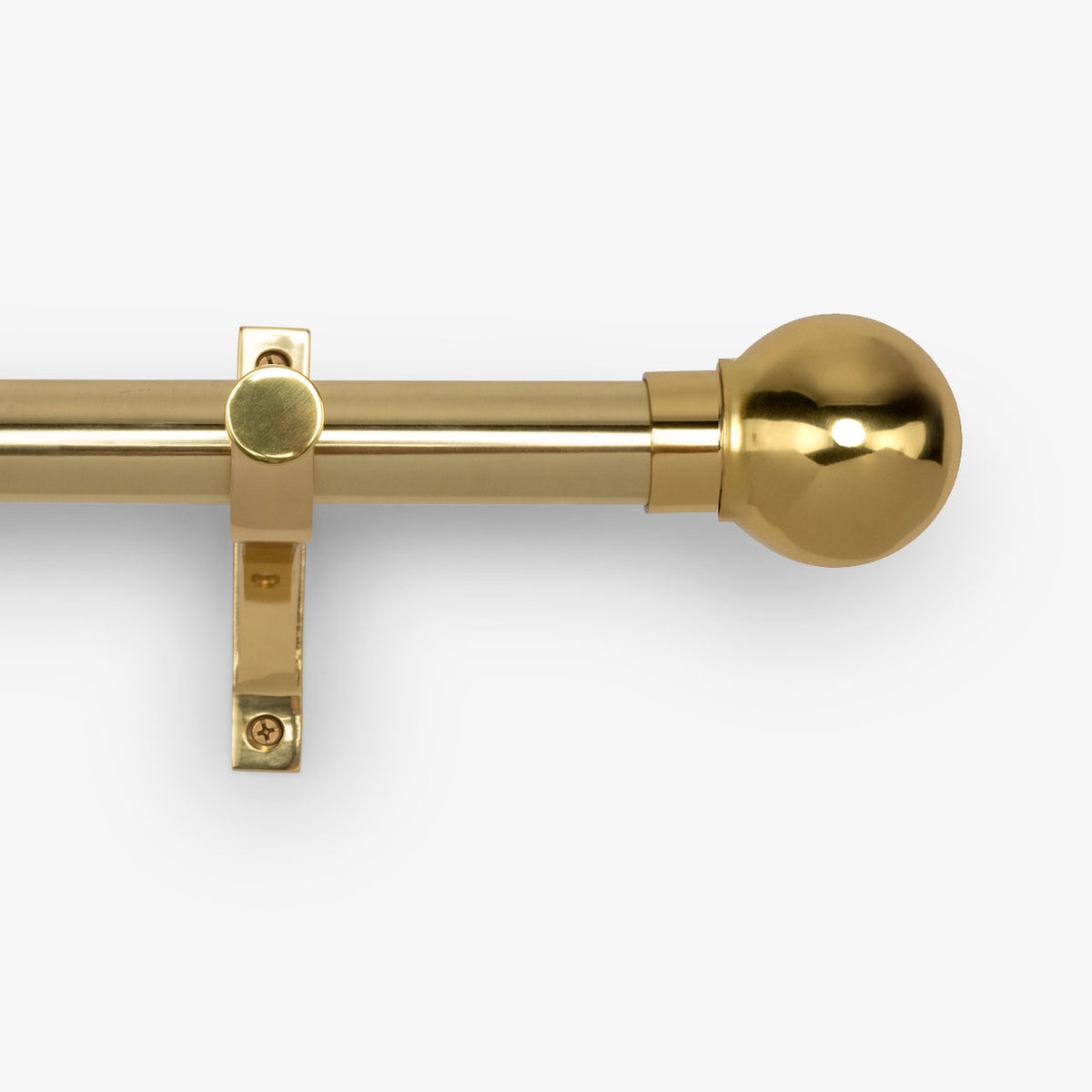 Allegra Finial Set – Polished Brass#Size_2"#Fits Rod Diameter_1"