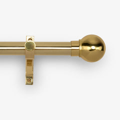Allegra Finial Set – Polished Brass#Size_2"#Fits Rod Diameter_1"