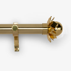 Charlotte Finial Set – Polished Brass#Size_1.75"#Fits Rod Diameter_1.25"