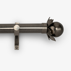 Charlotte Finial Set – Antique Nickel#Size_2"#Fits Rod Diameter_1.25"
