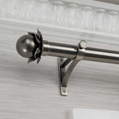 Charlotte Finial Set – Antique Nickel#Size_2"#Fits Rod Diameter_1.25"