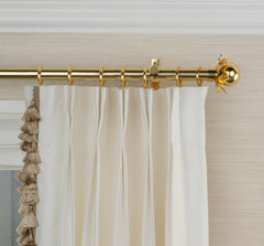 Charlotte Finial Set – Polished Brass#Size_1.75"#Fits Rod Diameter_1"