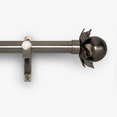 Charlotte Finial Set – Antique Nickel#Size_2"#Fits Rod Diameter_1"