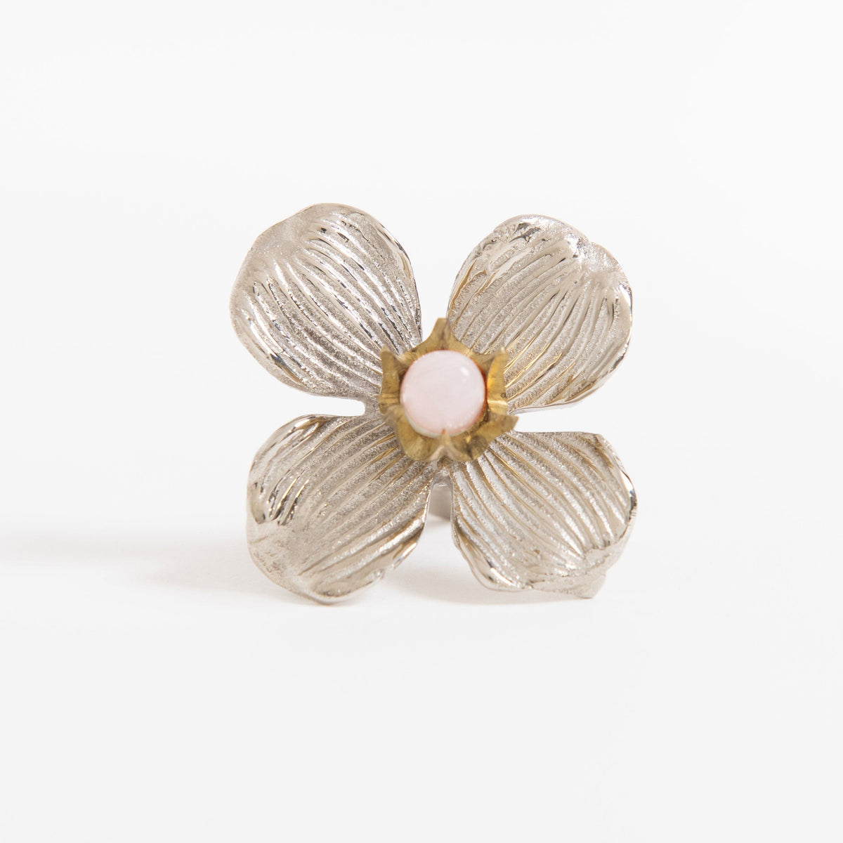 Dogwood Custom Knob - Polished Nickel