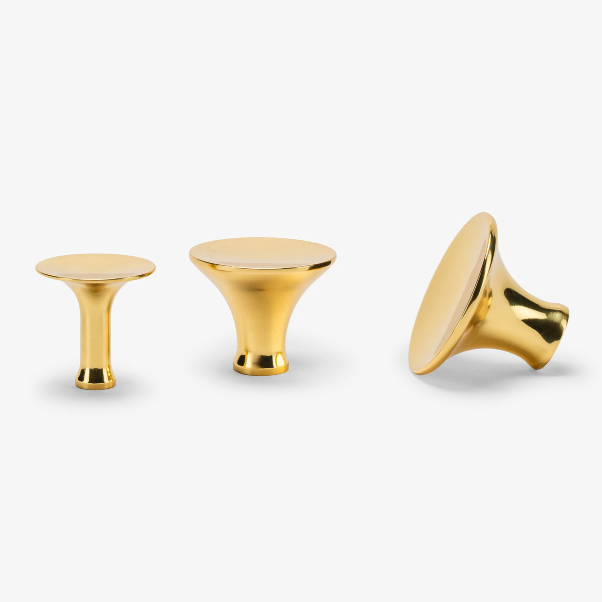 Workhorse Knob - Polished Brass