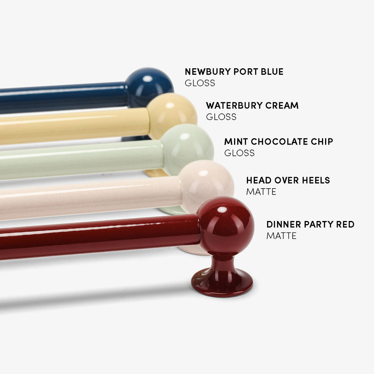 New Castle Bar Pull (6" c-c) - Benjamin Moore#Color_Dinner Party