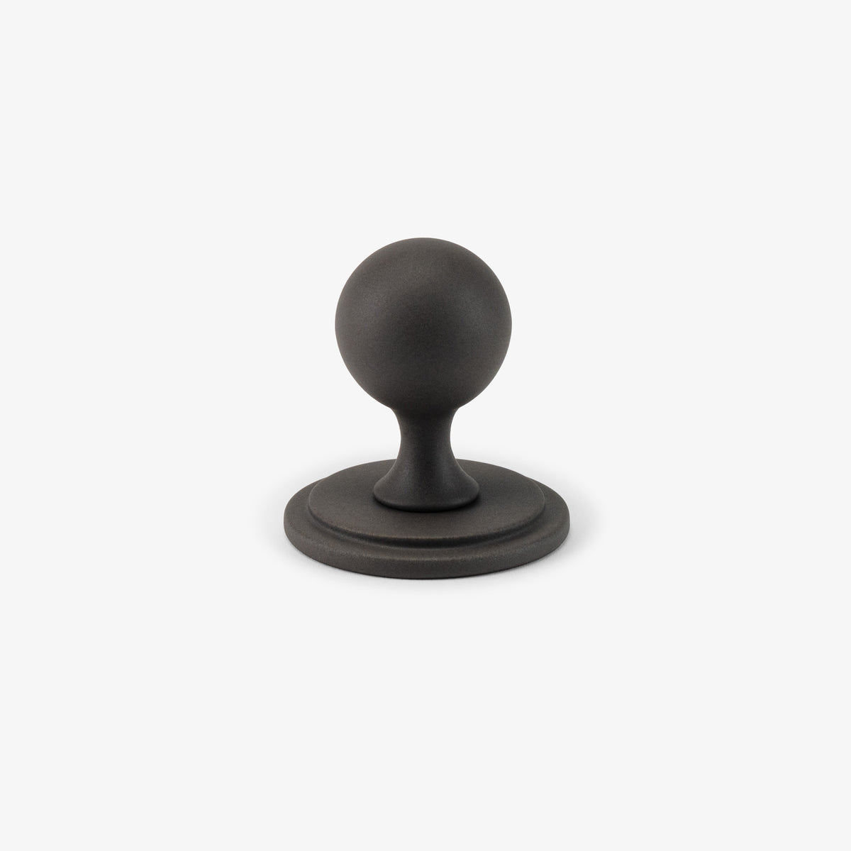 Cosmos 1" Knob w/ Cosmos 1.60" Round Backplate  - Powder Coat