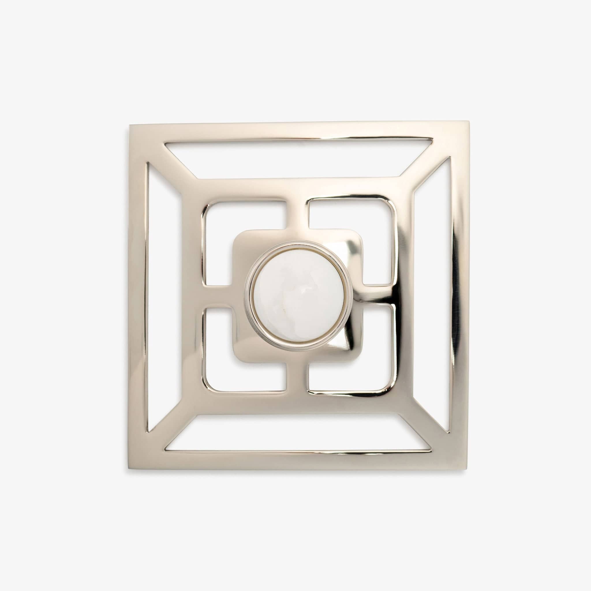 Modern Matter Lane 1.40" Custom Knob w/ Benson 5" Backplate I Modern Matter Hardware Bundled Set