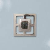 Benson 1.25" Custom Knob w/ Benson 3.40" Backplate - Polished Nickel