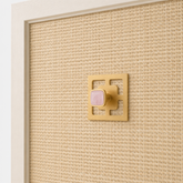 Benson 1.25" Custom Knob w/ Benson 3.40" Backplate - Satin Brass Matte