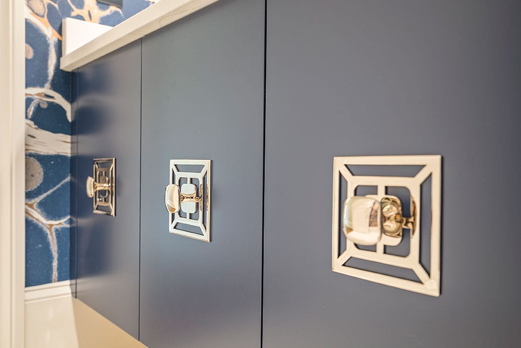 Q: How do you think of hardware when designing a space?